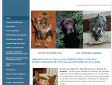 Tablet Screenshot of doglivershunt.com